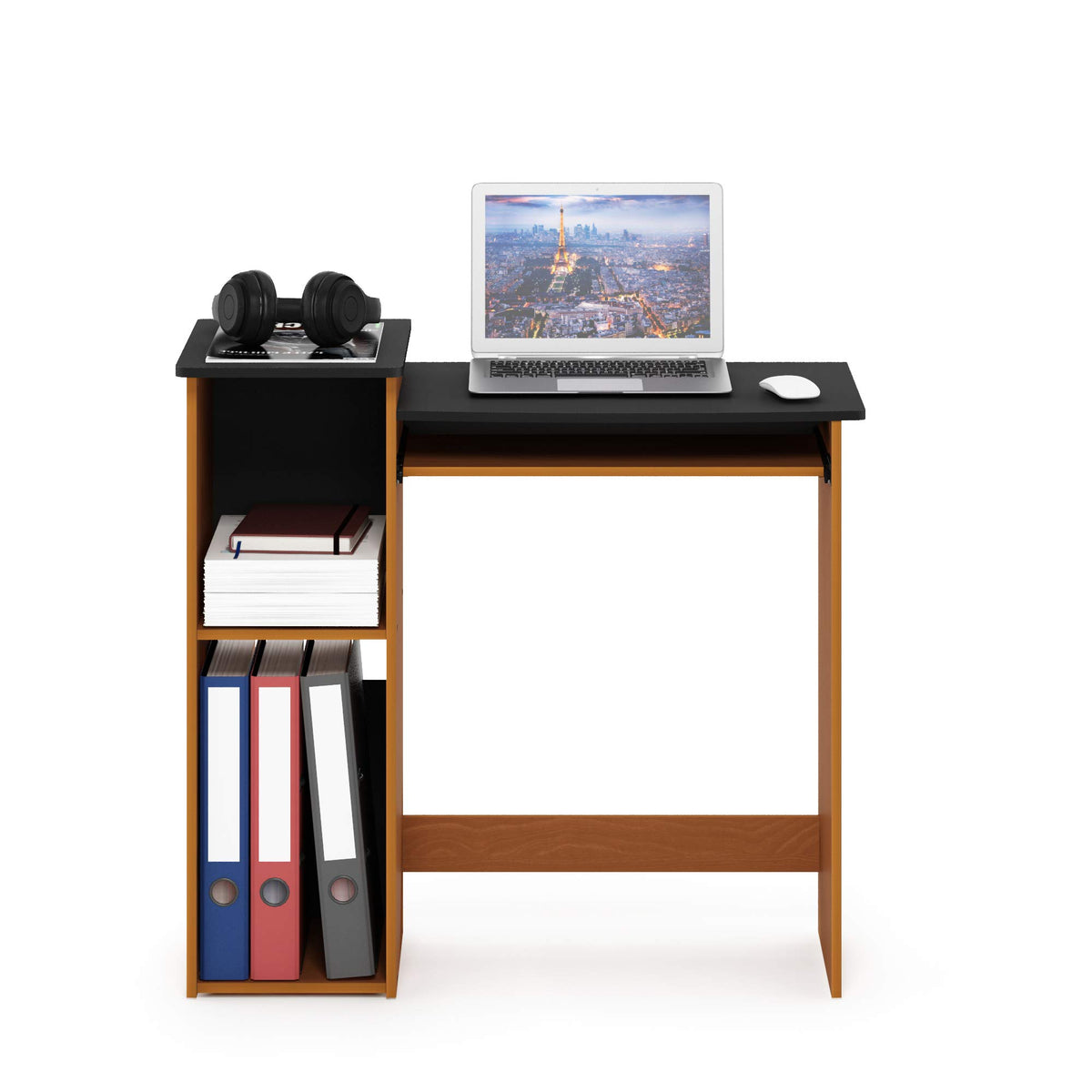 33-inch Wide Desk with 2-Tier Open Shelf R7849