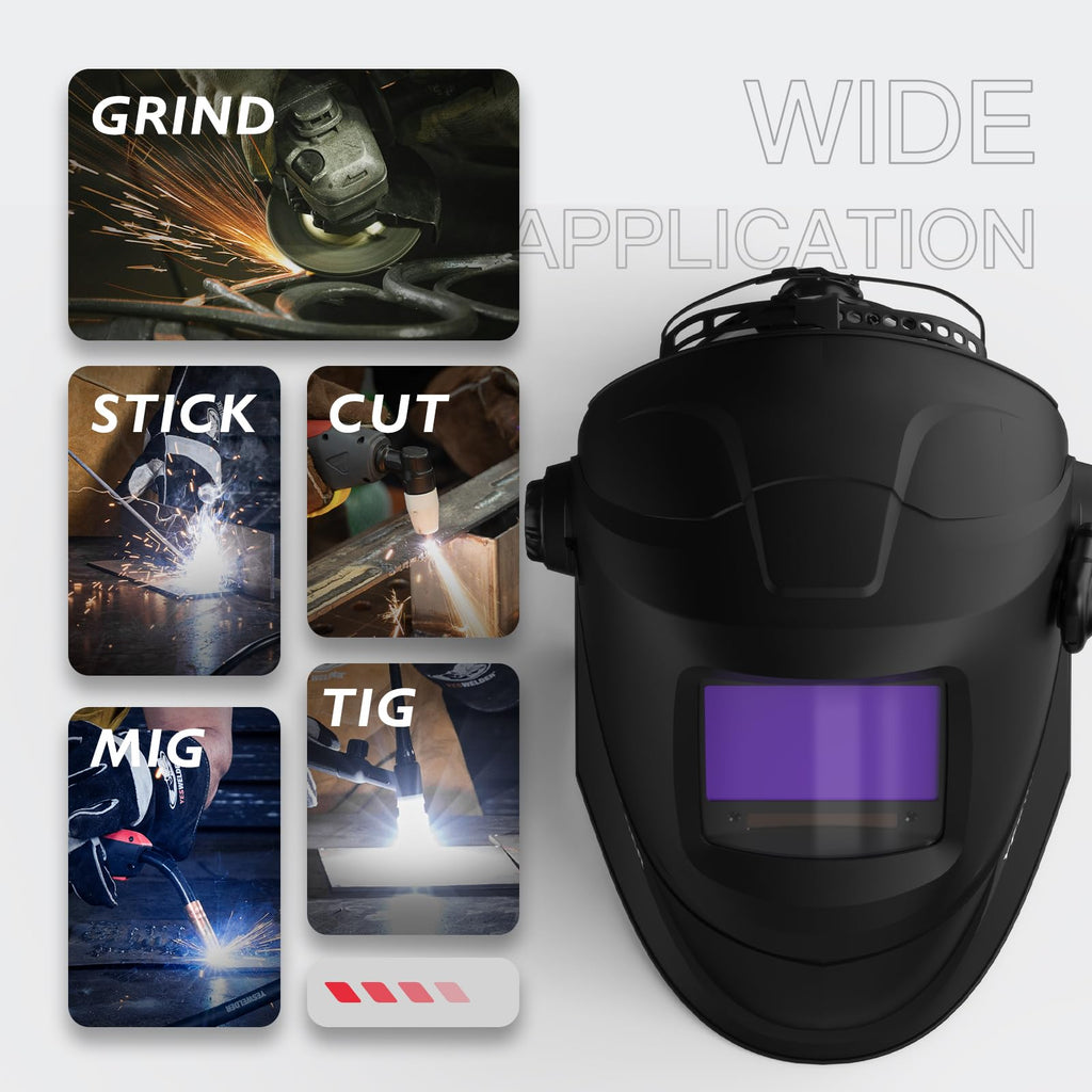 Bluetooth Flip-Up True Color Welding Helmet V36639