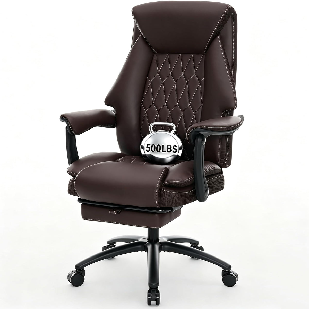 500lbs Big and Tall Office Chair with Footrest G752865