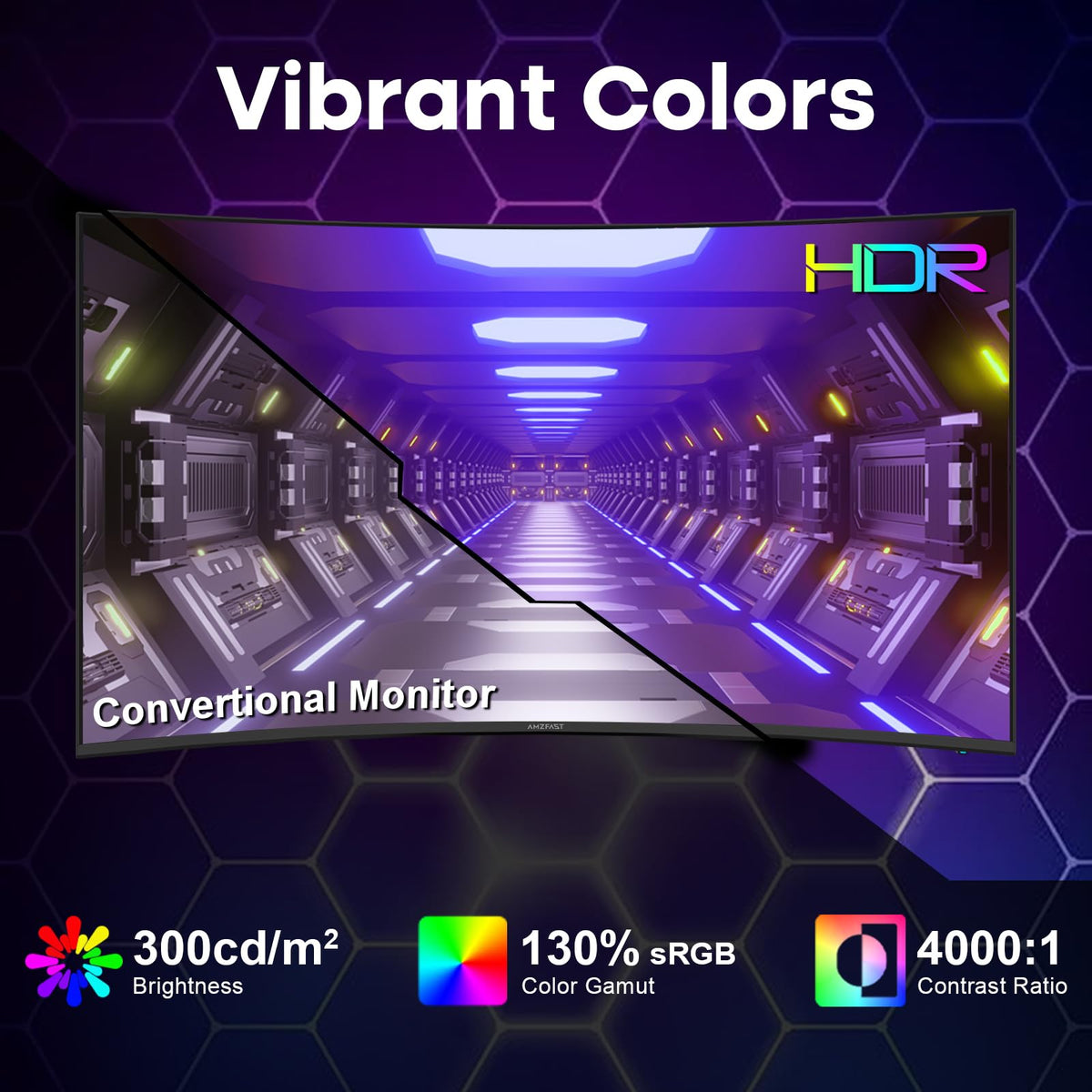 27 inch 240Hz Curved FHD 1080p Gaming Monitor S7443