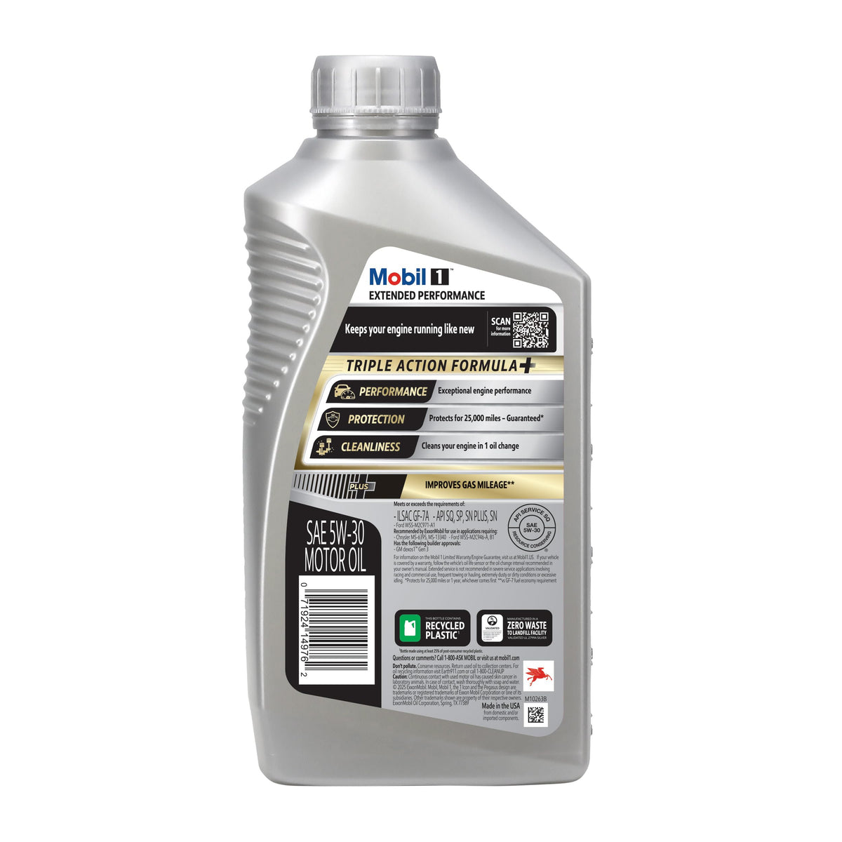 5W-30 Full Synthetic Motor Oil 1 QT 6 Pack J41692