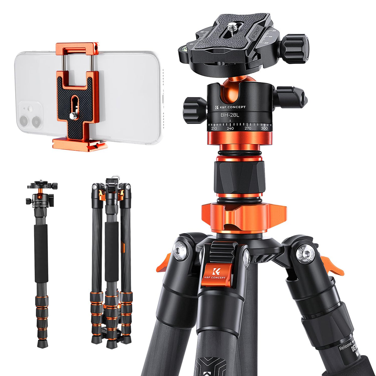 Carbon Fiber Camera Tripod C1651
