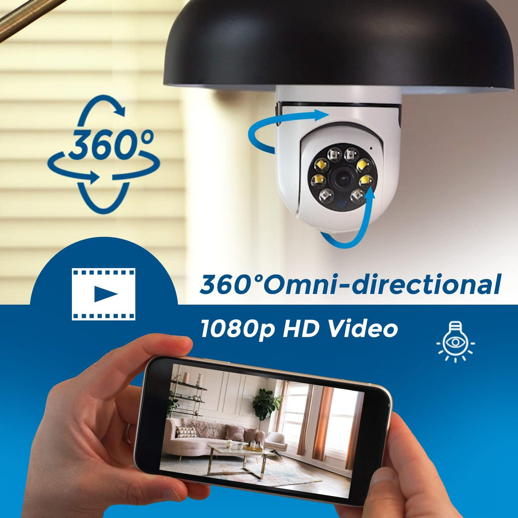 1080P HD WiFi Security Camera with Night Vision E7373