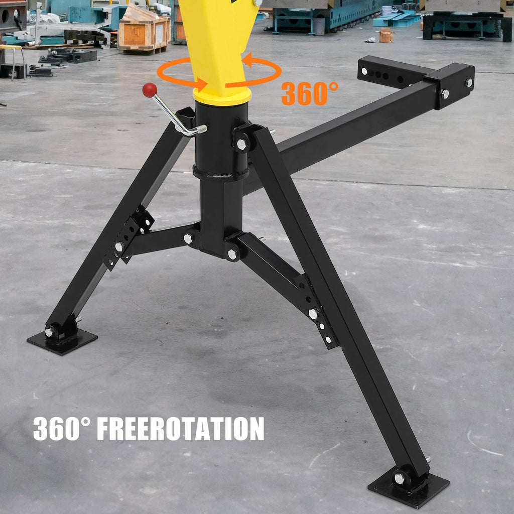 Hydraulic Swivel Hitch Mounted Truck Crane 1000 LBS Capacity R216