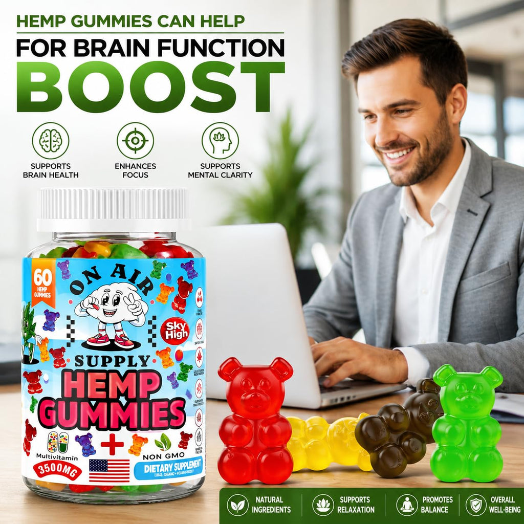 Hemp Gummies 3,500mg 120 Count H388958