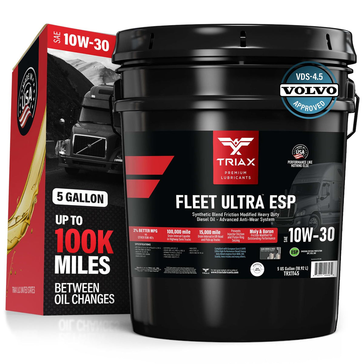 10W-30 Synthetic Blend Heavy Duty Diesel Engine Oil (5 Gallon) N3353