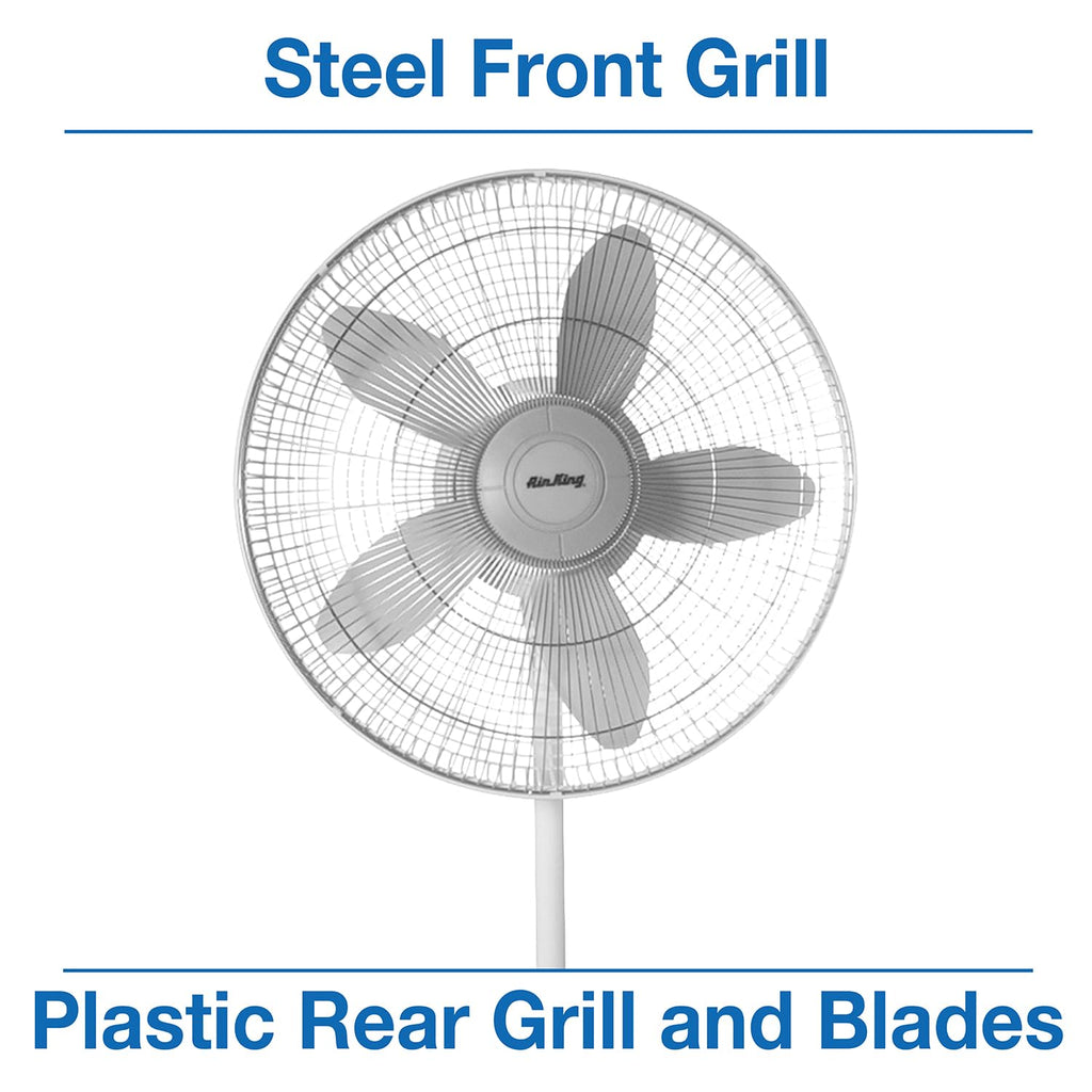 18-Inch 3-Speed Oscillating Pedestal Fan H988734