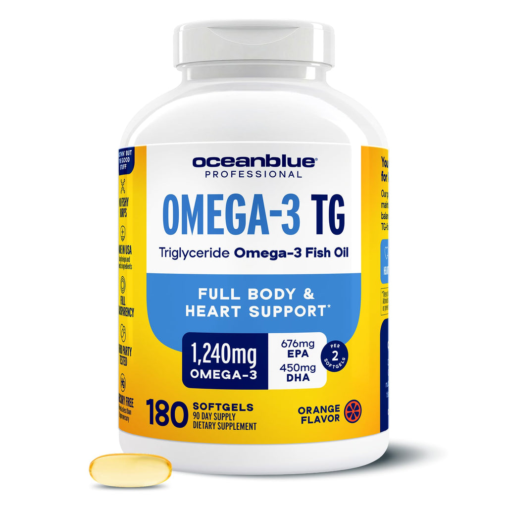 Omega-3 Fish Oil 180 Softgels H4952