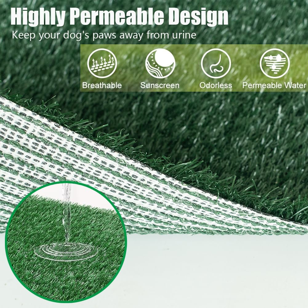 Dog Grass Pad with Tray 20x30 Inch H599