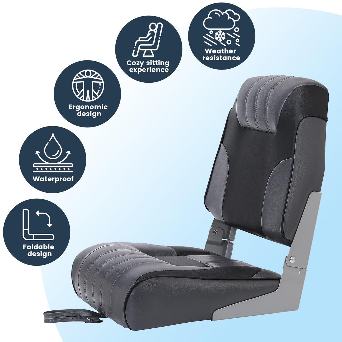 Low Back Folding Boat Seats I945