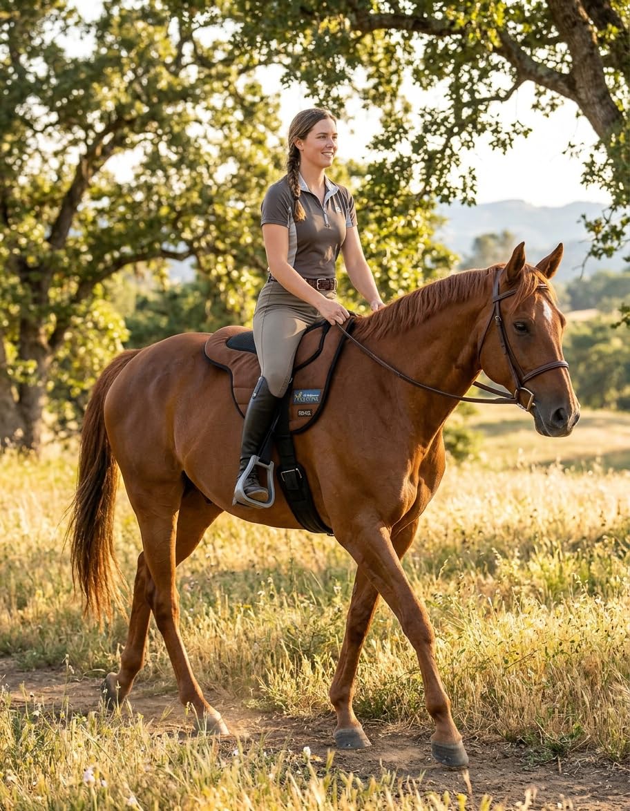 Lightweight Neoprene Padded Bareback Saddle Pad C8119