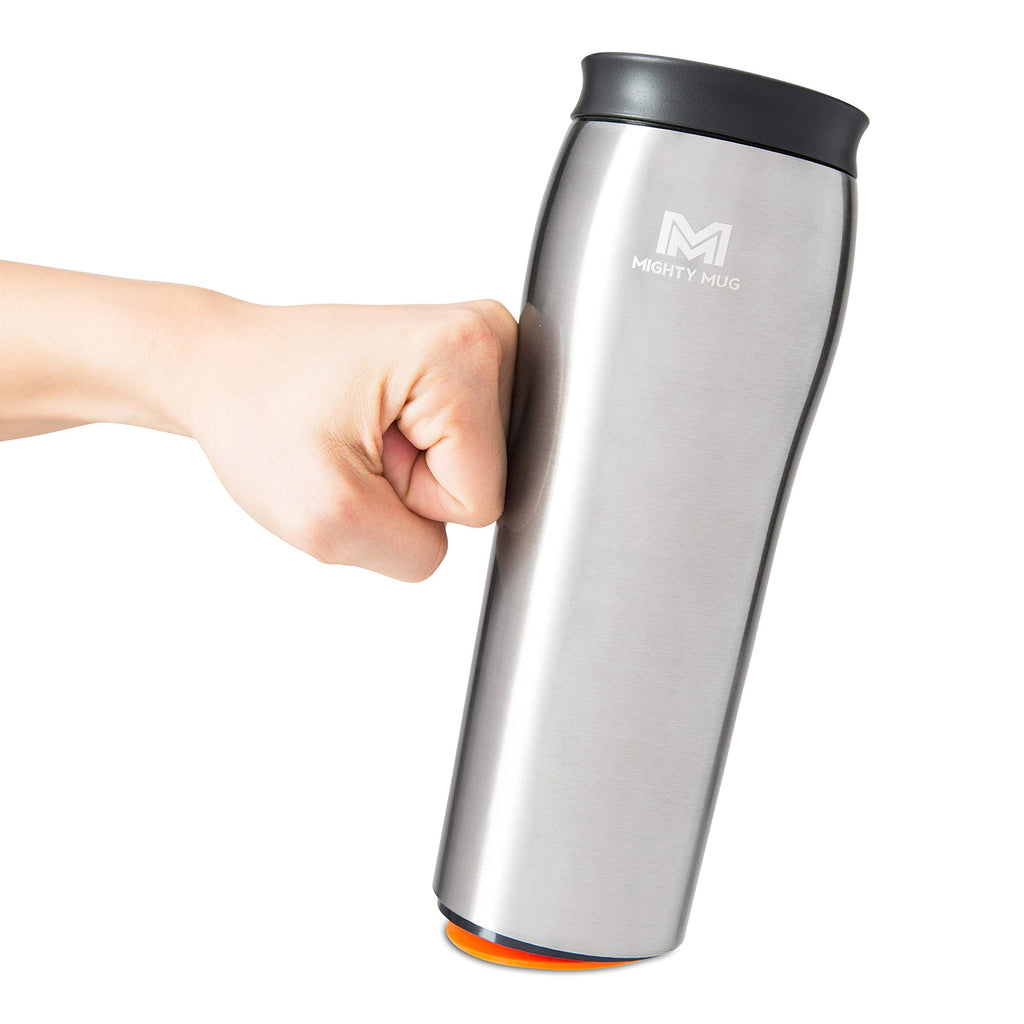 Silver Stainless Steel 16 oz Insulated Travel Mug Z2029