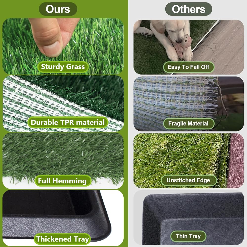 Dog Grass Pad with Tray 20x30 Inch H599