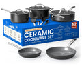 12-Piece Nonstick Ceramic Cookware Set H85230