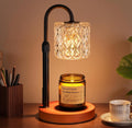 Walnut Candle Warmer Lamp with Timer K40137
