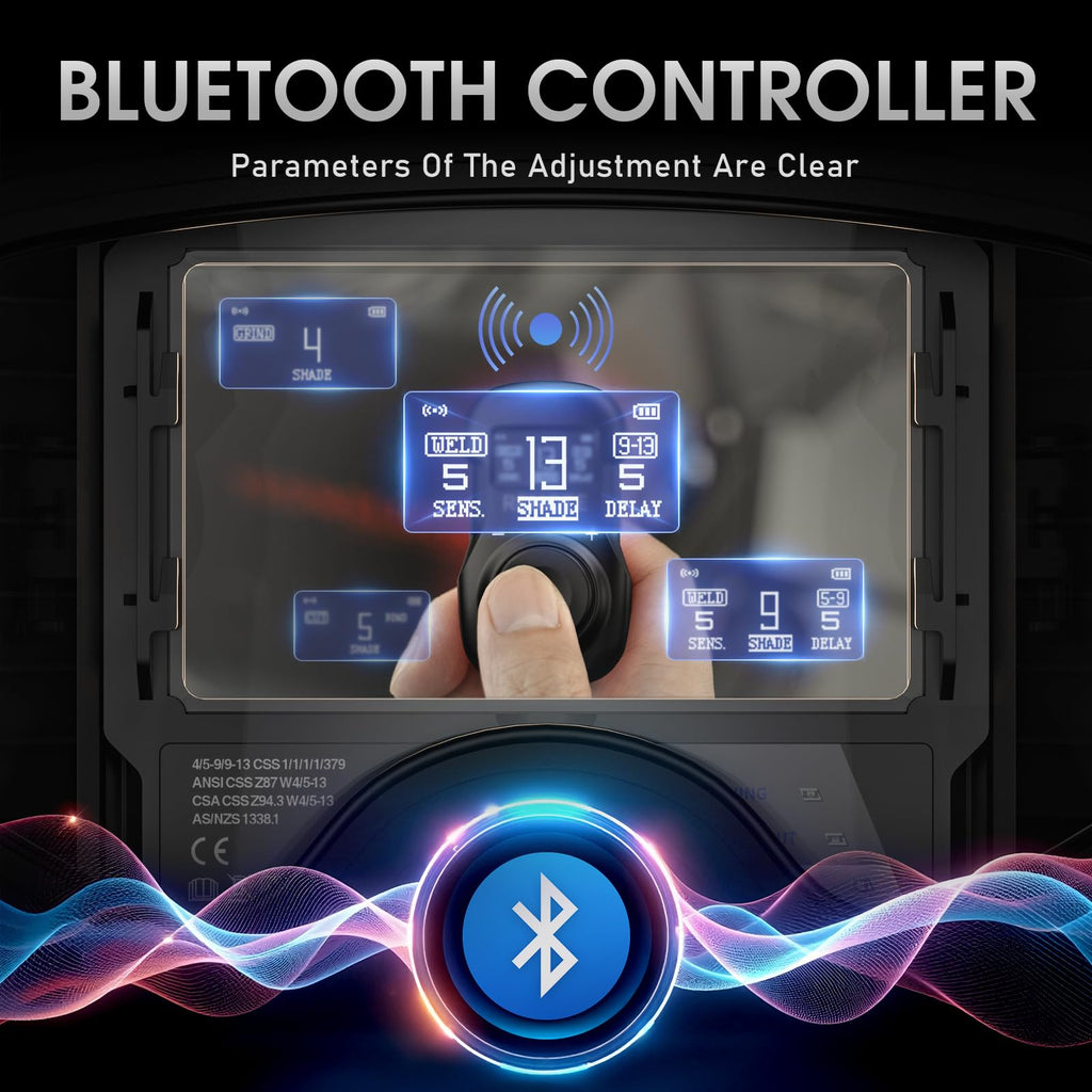 Bluetooth Flip-Up True Color Welding Helmet V36639
