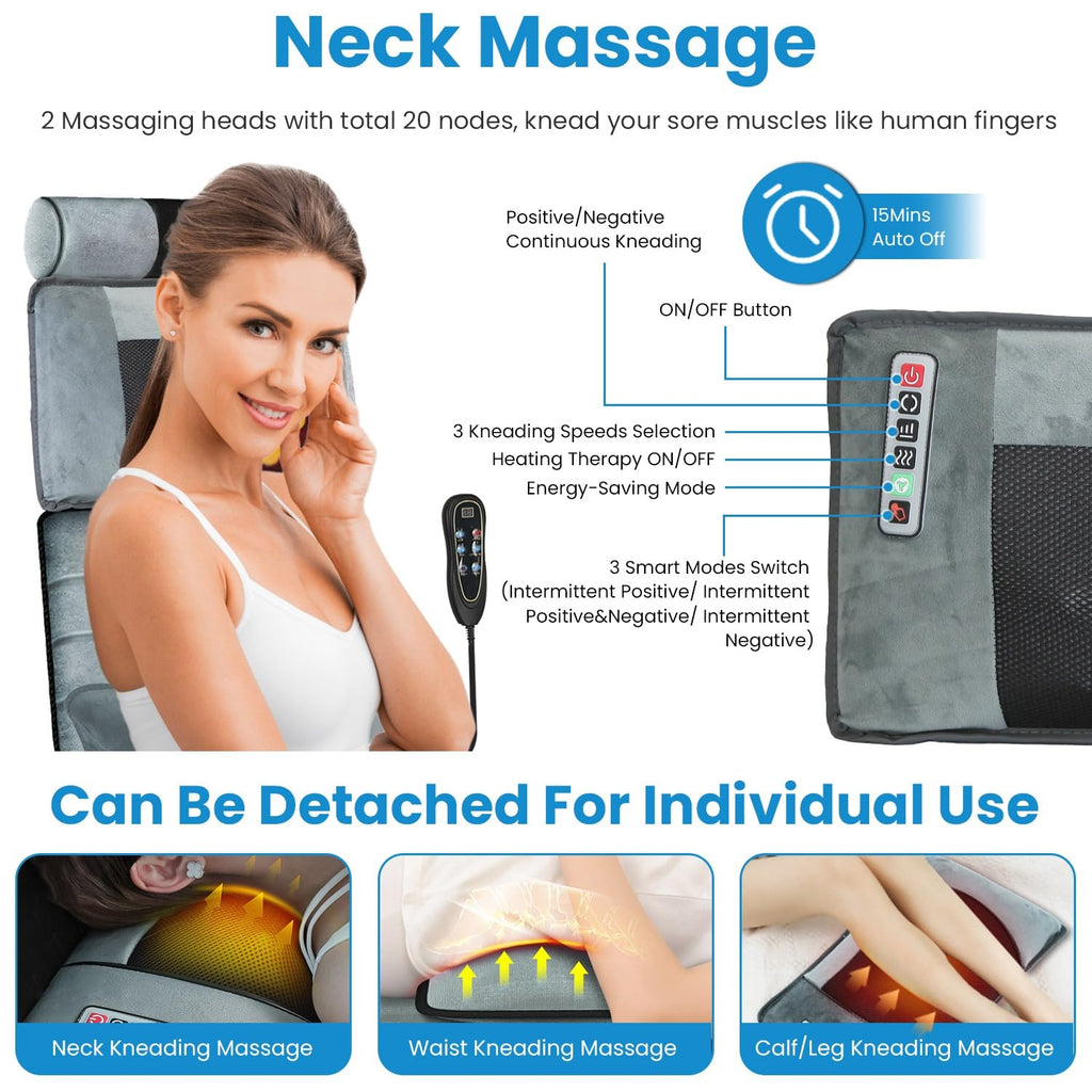 Full Body Massage Mat with Heat U54581