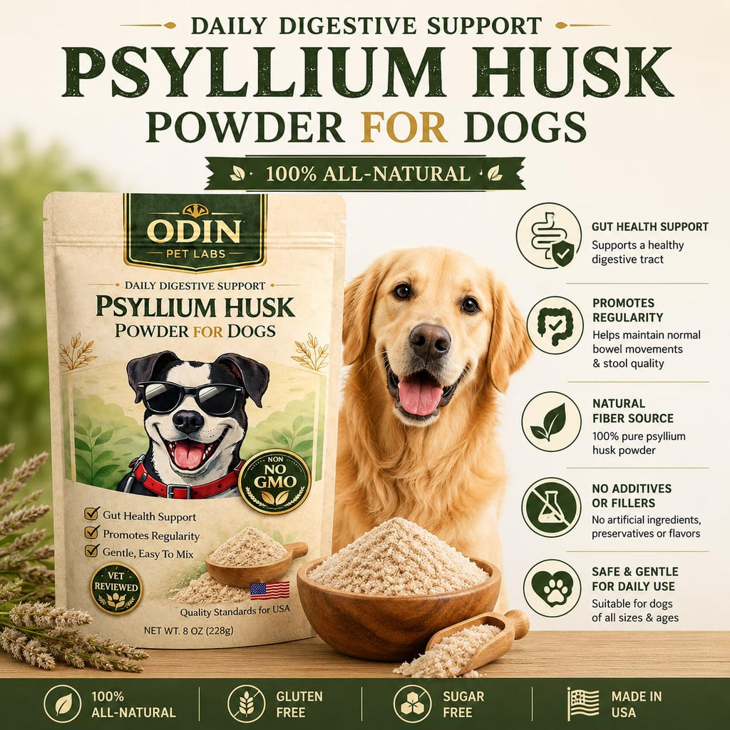 Psyllium Husk Powder for Dogs 9 oz Z903