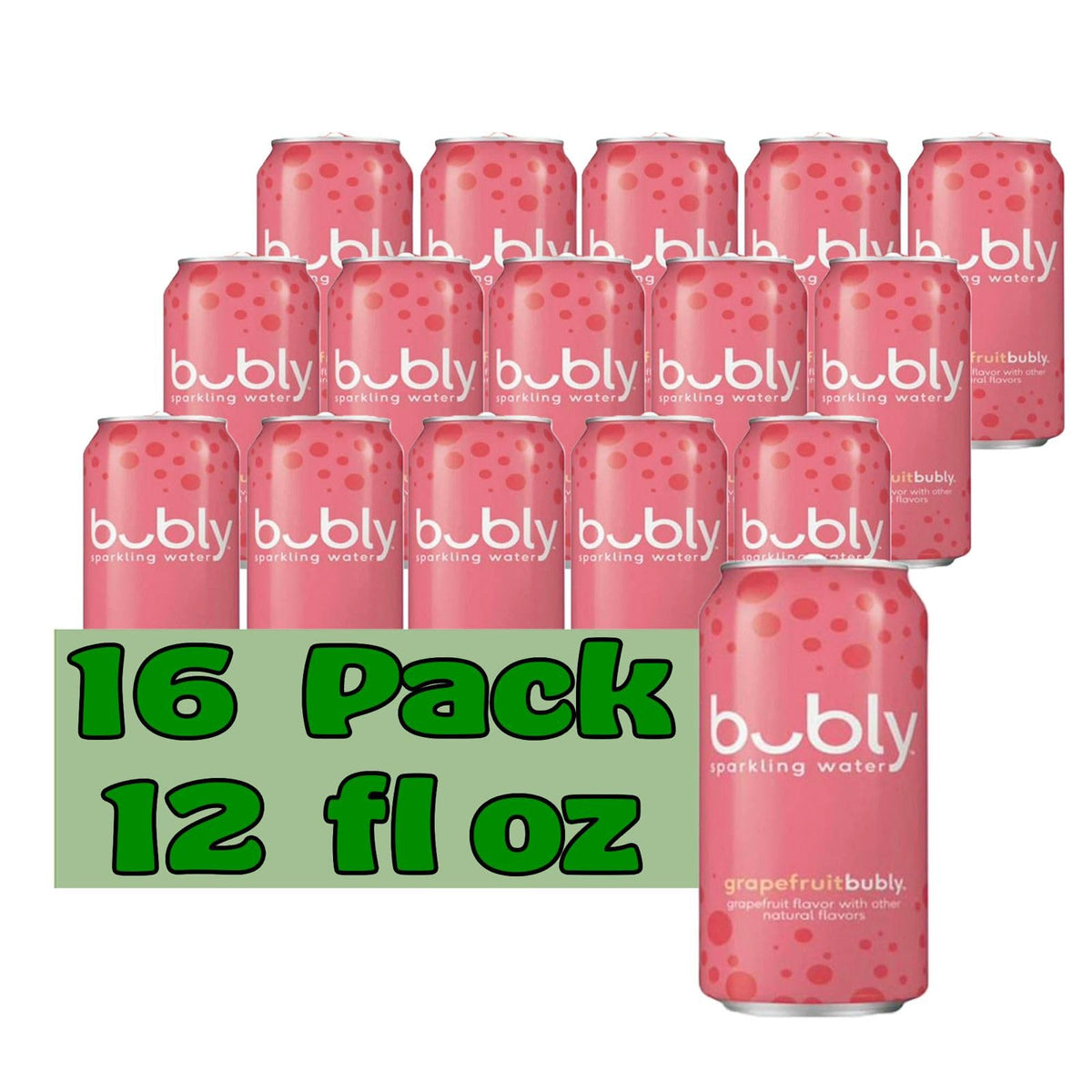 Grapefruit Flavored Sparkling Water 12 fl oz Aluminum Can 16 Pack A529539