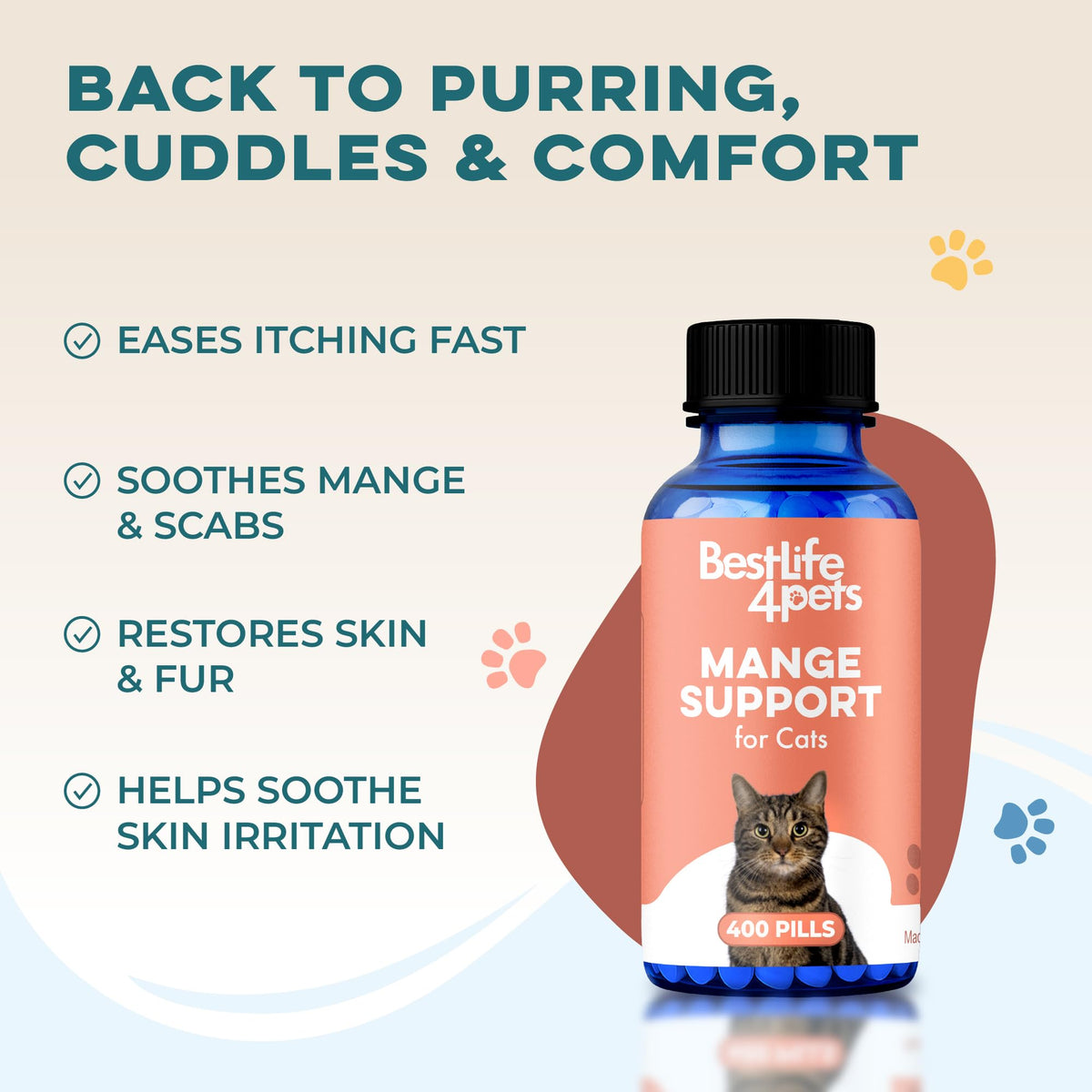 Mange Support for Cats 400 Pills I7912