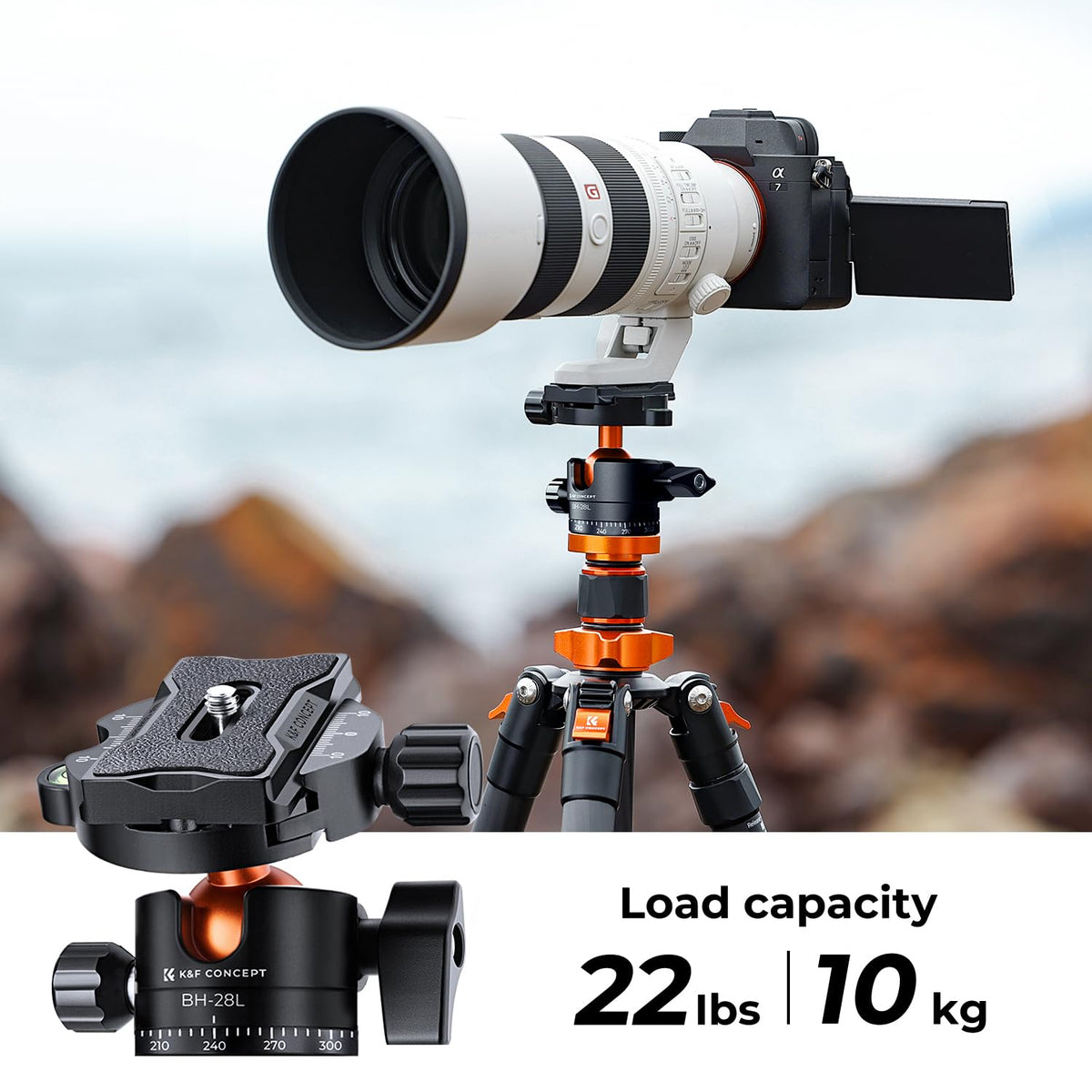 Carbon Fiber Camera Tripod C1651