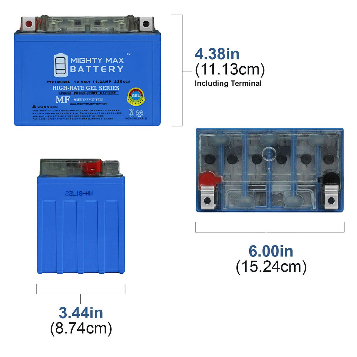 12V 11.2Ah Gel Battery Z674330
