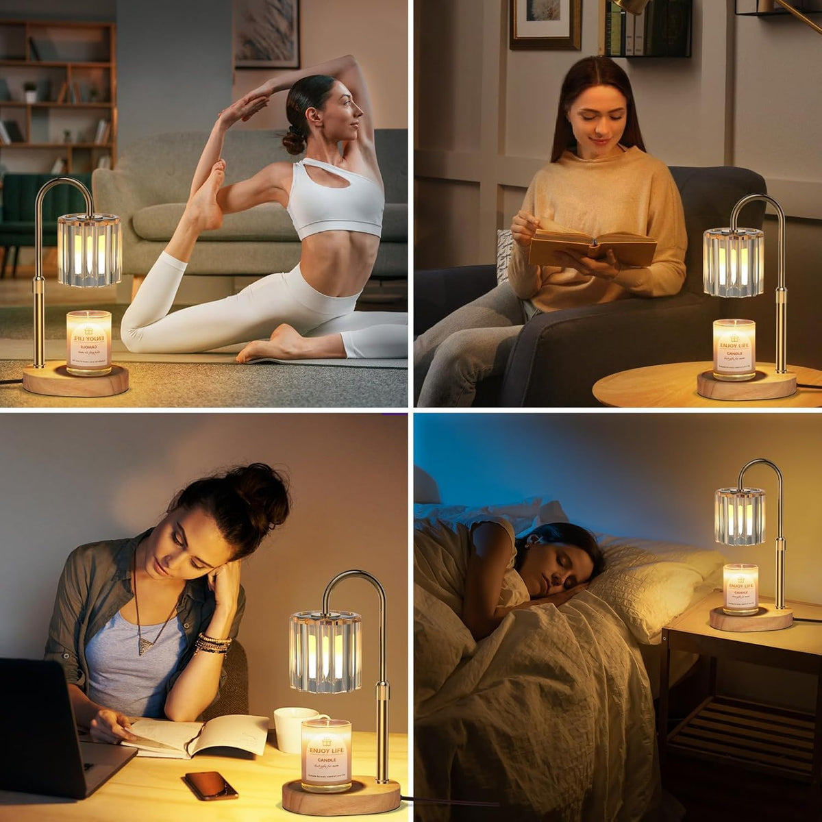 Candle Warmer Lamp with Timer and Dimmer R685755