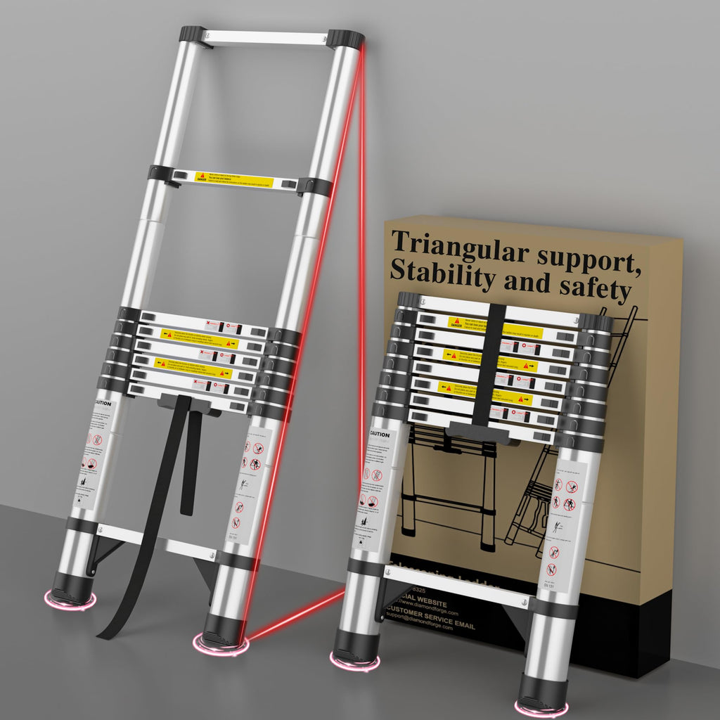 8.5 FT Aluminum Telescoping Ladder D898762