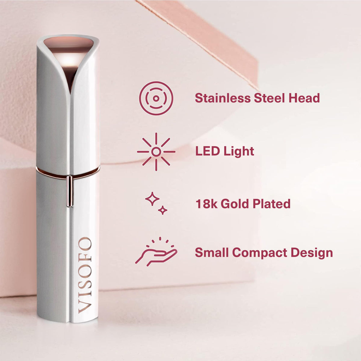 Electric Facial Hair Removal Razor Dermaplaning Trimmer A290