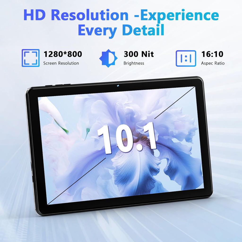 Android 16 Tablet 10 Inch with Case, 26GB RAM 128GB ROM Q405