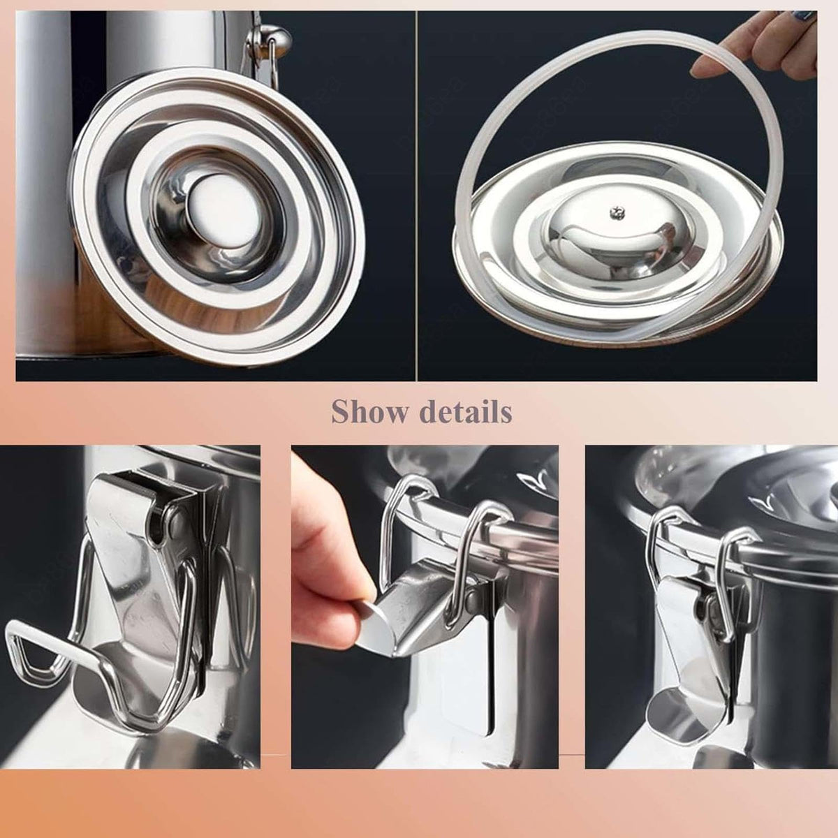 5L Stainless Steel Water Container with Tap I6829
