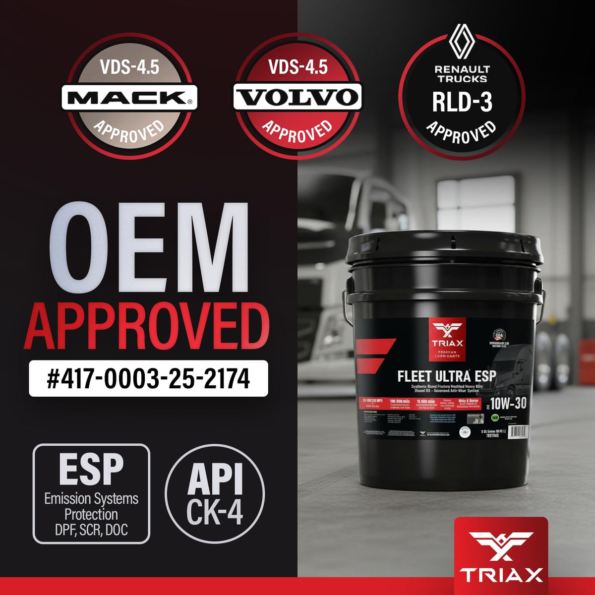 10W-30 Synthetic Blend Heavy Duty Diesel Engine Oil (5 Gallon) N3353