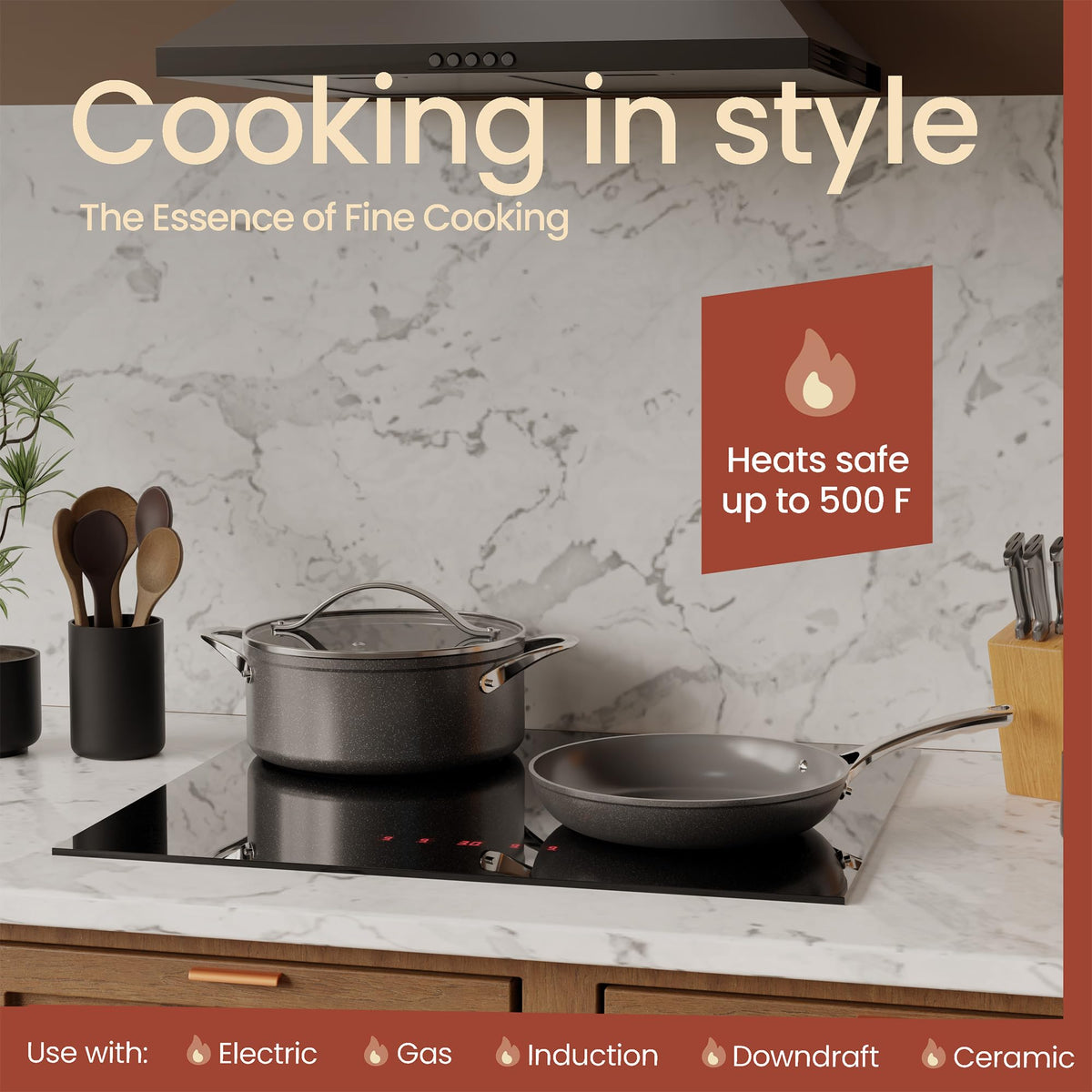 12-Piece Nonstick Ceramic Cookware Set H85230