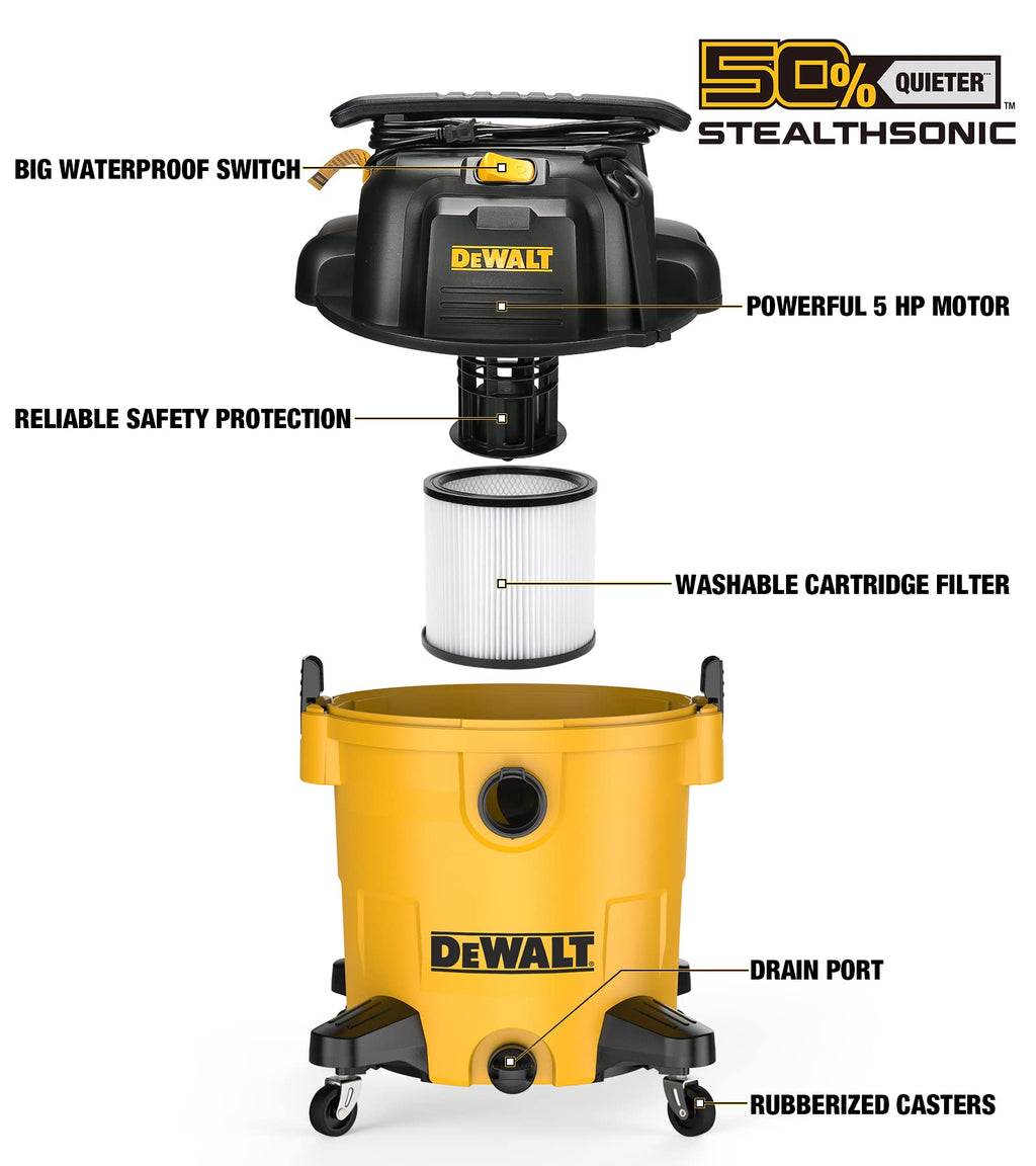 16 Gallon Poly Wet/Dry Vacuum L23840