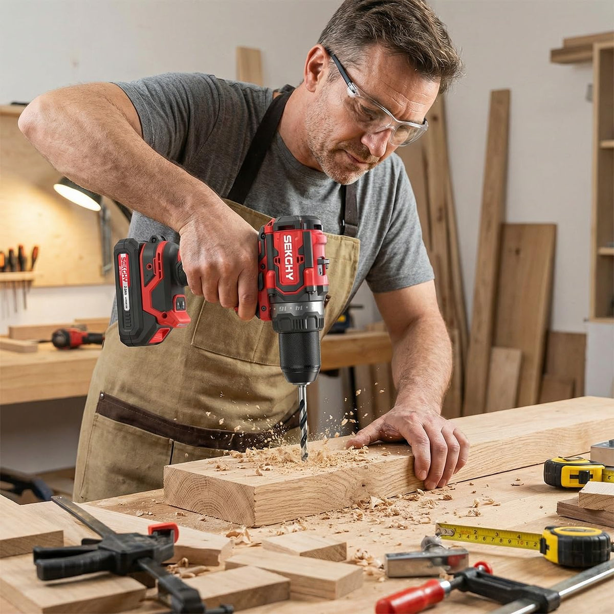 20V Cordless Drill Driver Kit with 2 Batteries Y24756