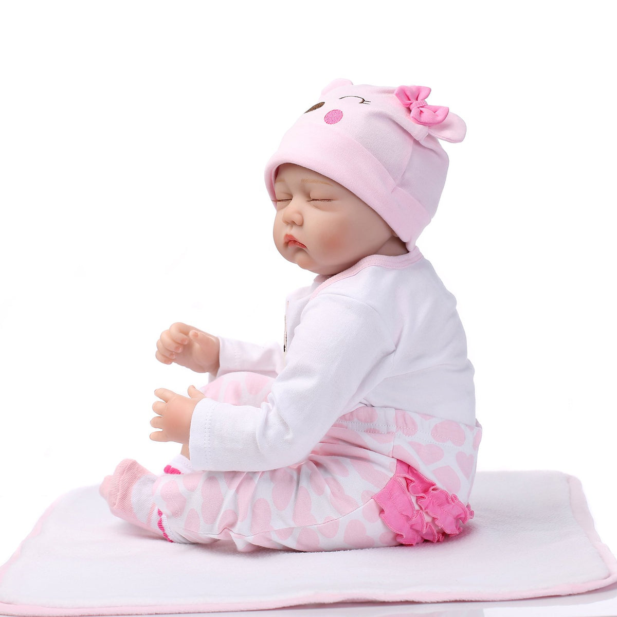 Pink Baby Clothes for 20"- 22" Reborn Doll J2700