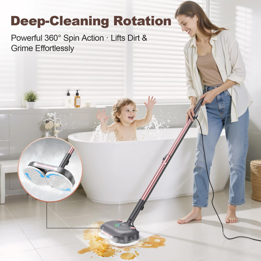 Steam Mop with Rotating Pads U33291