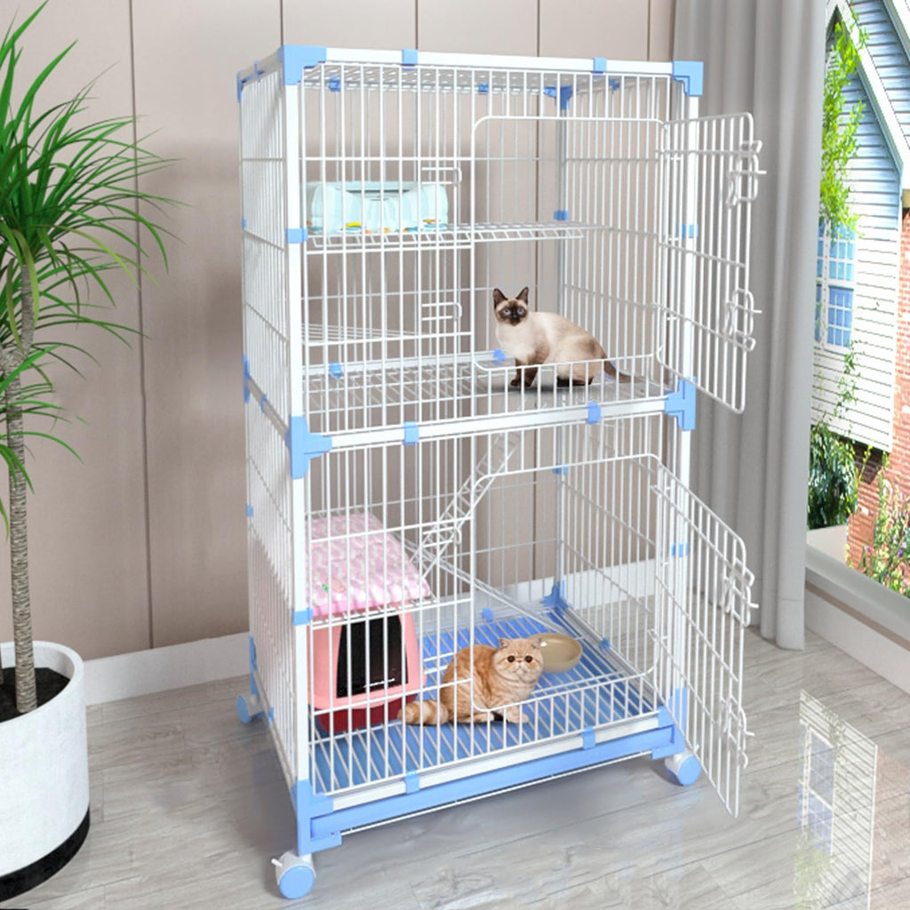 5-Tier Cat Cage with Wheels E171