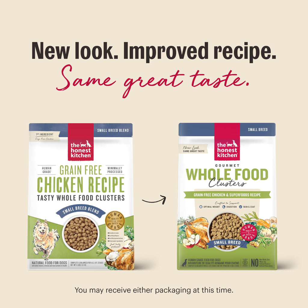 Grain Free Chicken Dry Dog Food, 4 lb Bag L48394