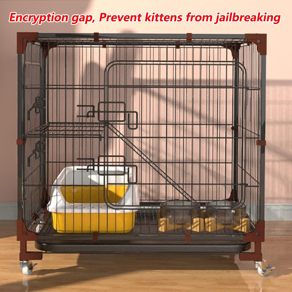 5-Tier Cat Cage with Wheels E171