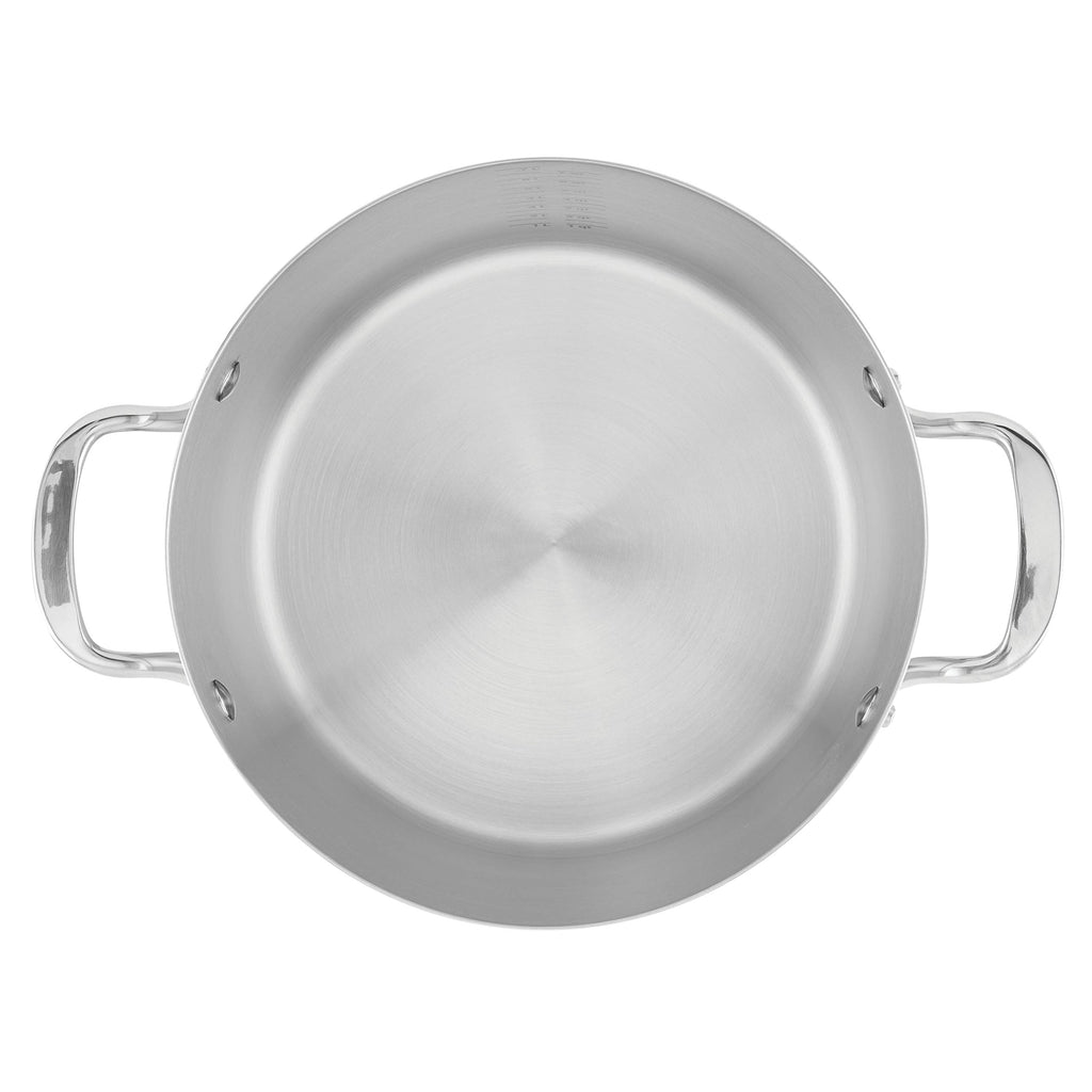 Stainless Steel 3-Ply Base Induction Stock Pot with Lid, 8-Quart X63052