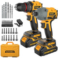21V Brushless Cordless Drill & Impact Driver Combo Kit J666381