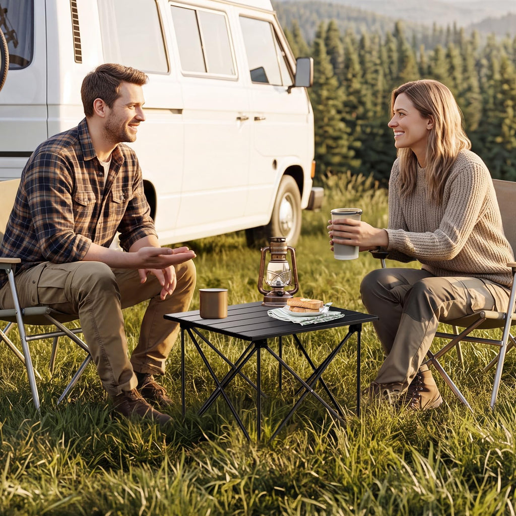 Small Ultralight Aluminum Folding Camping Table R4431