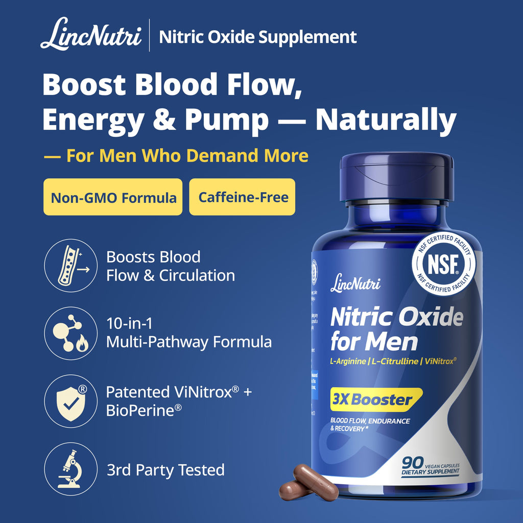 Nitric Oxide Supplements for Men 30-Day Supply T70153
