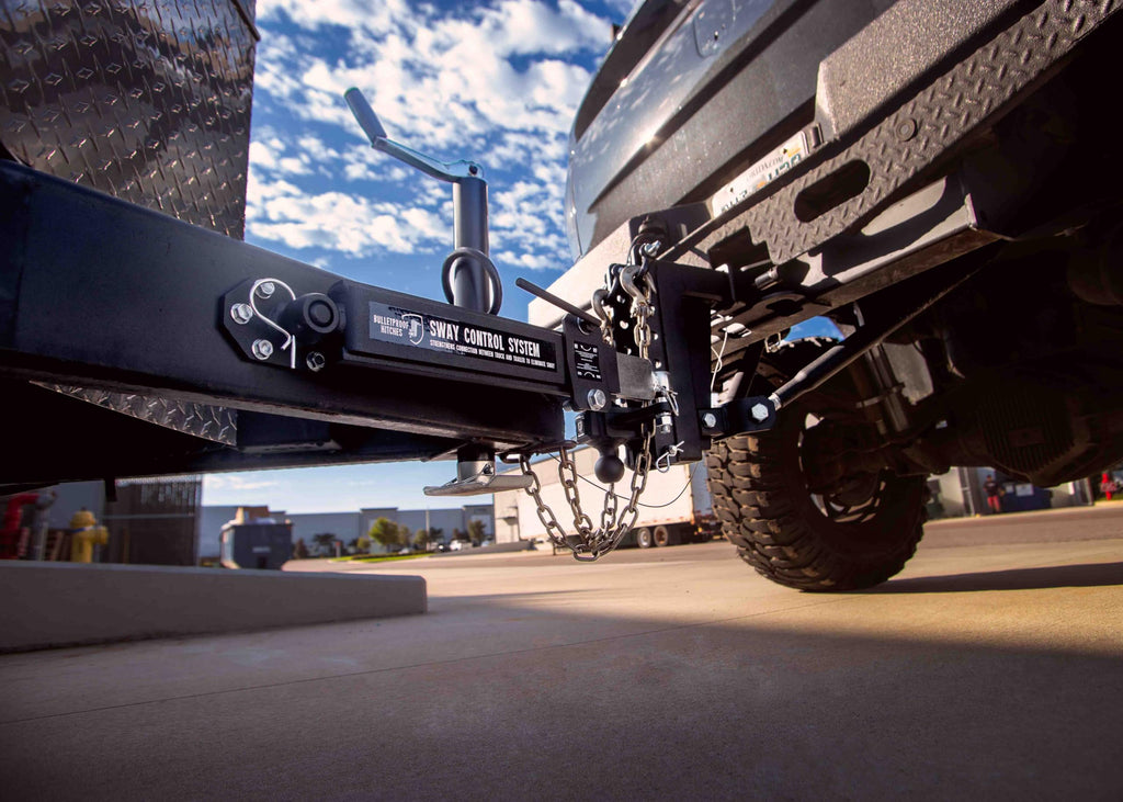 Trailer Anti Sway Control System Rated up to 10,000 lbs Solid Steel Black Powder Coat H190942