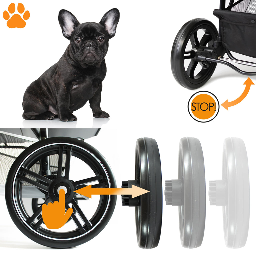Dog & Pet Buggy, Holds up to 32 kg, Easy Fold E9084