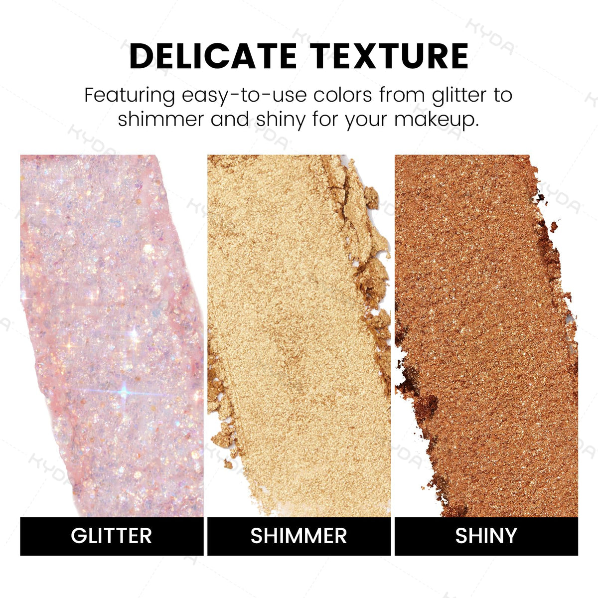 10 Colors Glitter Eyeshadow Palette D40799