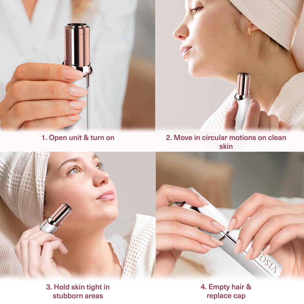 Electric Facial Hair Removal Razor Dermaplaning Trimmer A290