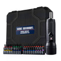 Torque Screwdriver Wrench Set 10-70 Inch Pounds with T-bar Handle, 40 Hex Bits, 1/4" Socket, Black Q4979