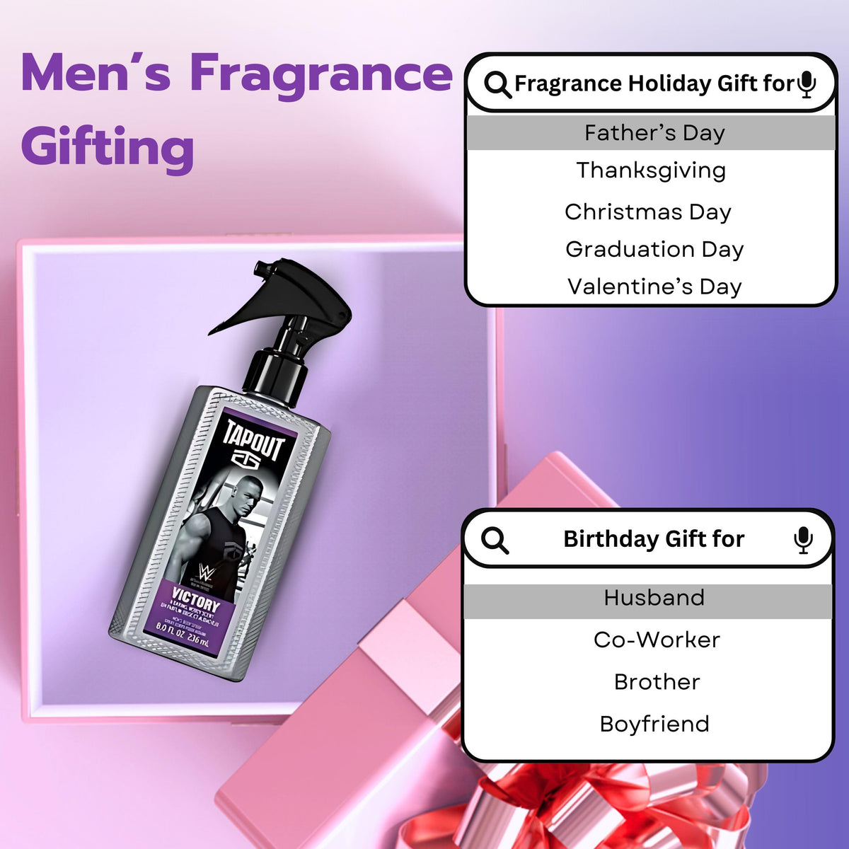 Body Spray Perfume for Men 8 Ounces F727413